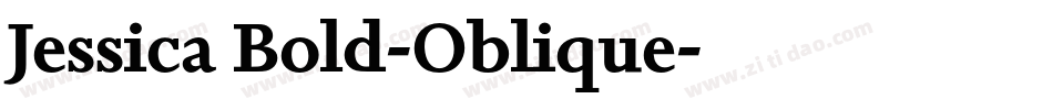 Jessica Bold-Oblique字体转换